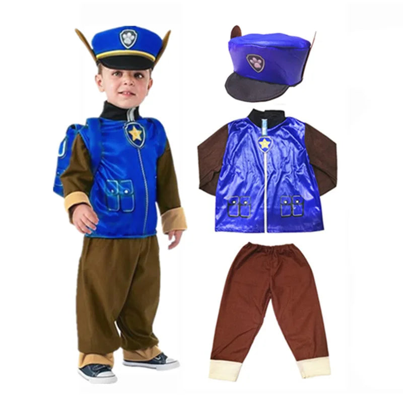 Boy Girl Rocky Rubble Skye Marshall Zuma Chase Cosplay Costume Halloween Purim Child Kid Birthday Party Gift Fancy Dress