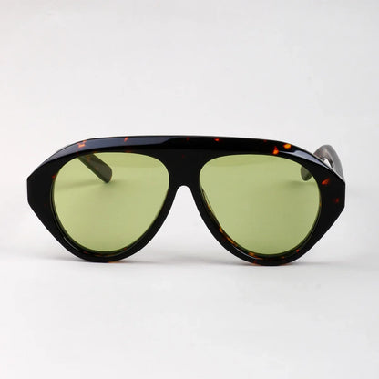 Fashion Large Frame Niche Lady Sunglasses UV400 Outdoor Polarized Driving Men Sun Glasses Support Color Changing Myopia Lens