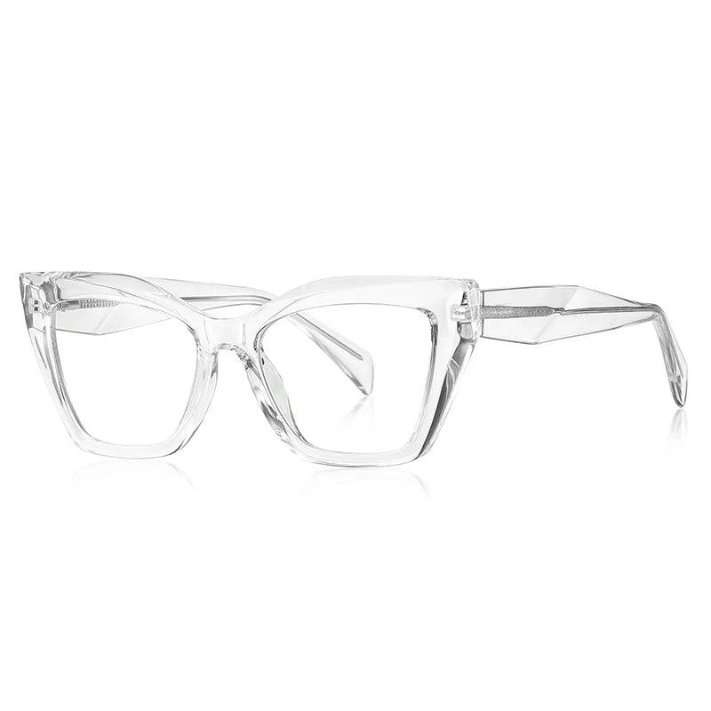 Fashion Personalized Glasses Anti-blue Light Cat Eye Reading Glasses Can Be Customized Prescription Ladies Eyeglasses 2167