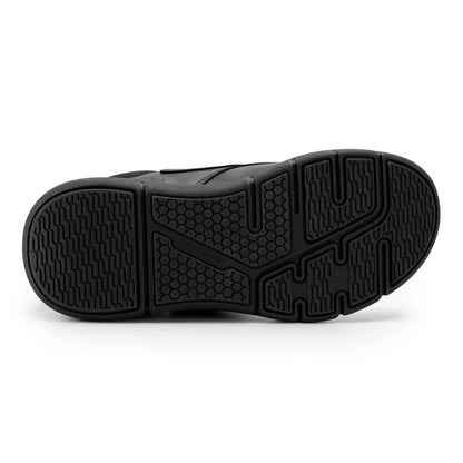 Extra Wide Men's Shoes Leather Diabetic Shoes Walking for Elder Orthopedic Toes Swollen Feet Non-Slip Arch Support