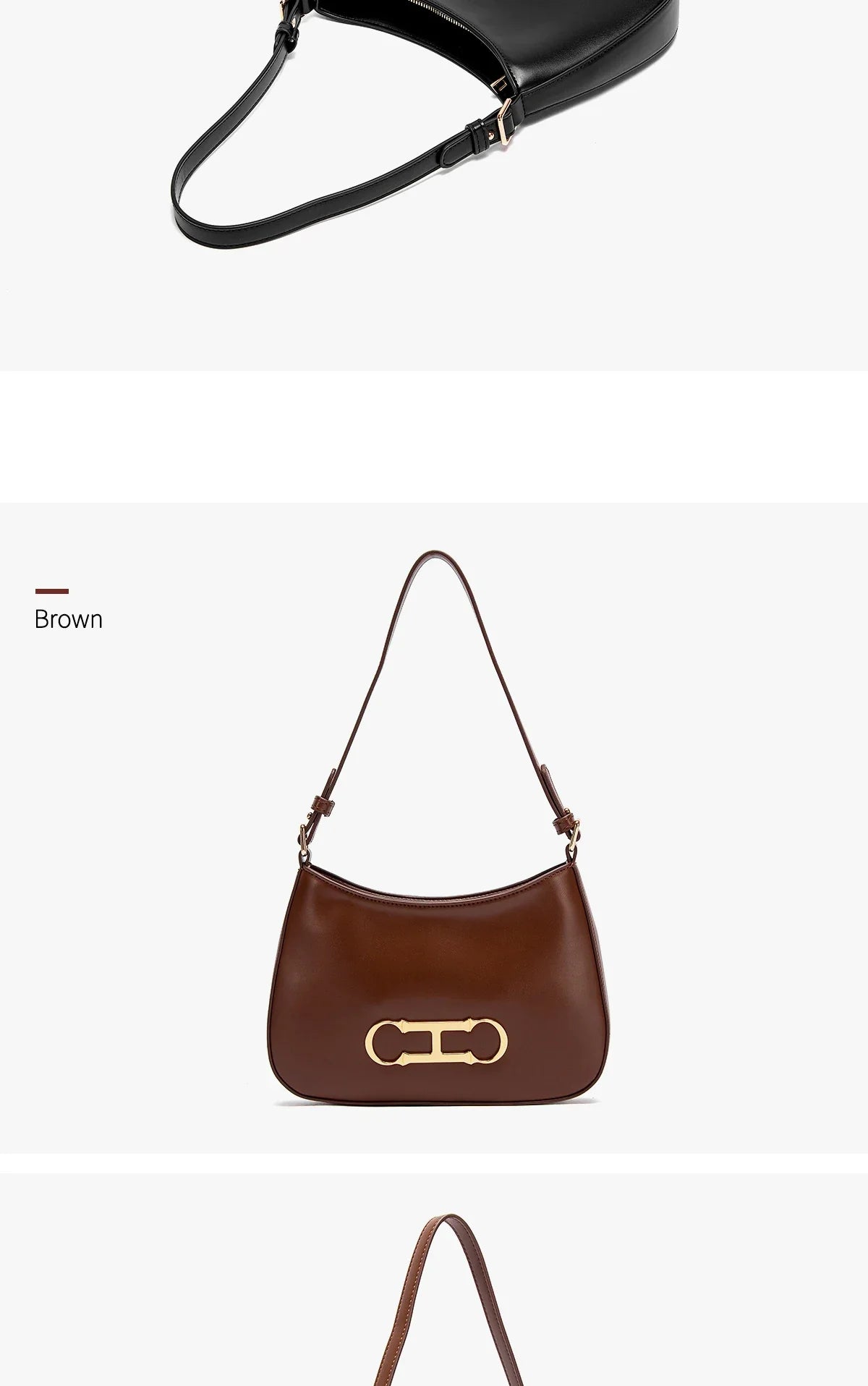 Fashion Classic Women's New Shoulder Bag Solid Color Design Retro Style Casual Minimalist Versatile Women's Handbag