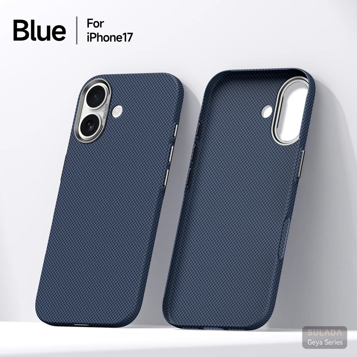 Kevlar Pattern Texture Wireless Charging Case For IPhone 18 Pro Max 17 16 360° Rotate Bracket Bare-metal Feel Drop-Proof Cover