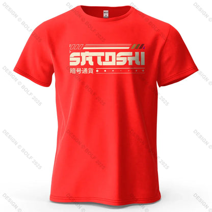Satoshi and Crypto Printed Men's T-Shirt 100% Cotton Oversized Tech Theme Outfits Graphic Tees for Women Tops Tees Streetwear