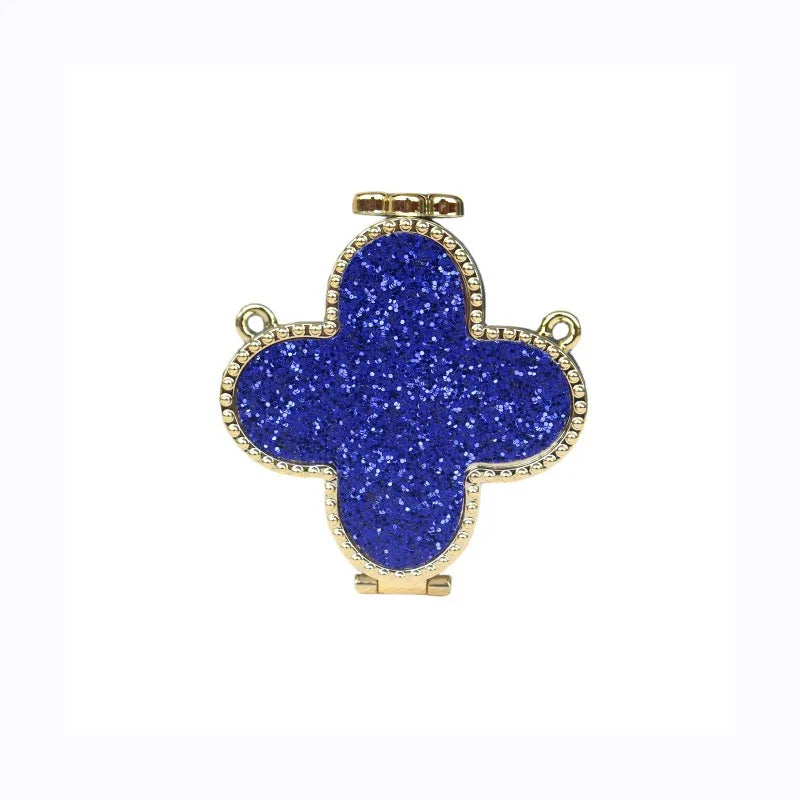 Mini Coin Purse Clover Luxury Fashion Shiny Rhinestone Evening Clutch Handbag for Women, New Sparkling Release