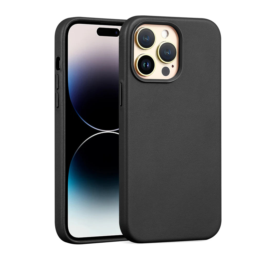 Clearance Sale for Magsafe Case Original Leather for iPhone 12 13 Pro Max 13 Mini Magnetic Wireless Charging Cover