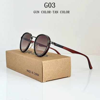 Fashion Oval Sunglasses For Men Luxury Retro Glasses Vintage Sunglasses Women Trendy And Fashionable Gafas De Sol Hombre Okulary