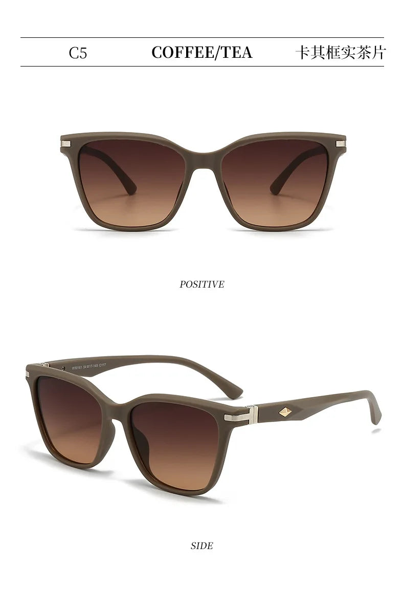 New Trend Sunglasses for Women and Men Simple Design Decorative Glasses Car Driving Eyewear Unisex UV400 Sun Glasses