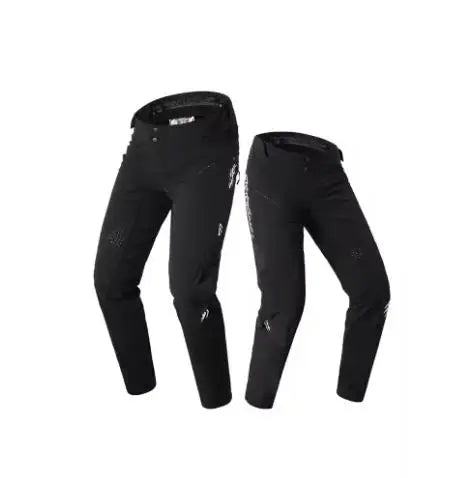 Reathable Ultra-Thin Comfortable Cycling Trousers Zipper Design with Pockets for Bike Motorcycle Sports Four Seasons Wearable