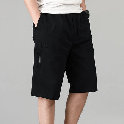Plus Size Men's Shorts Casual Cargo Shorts Summer Cotton Work Shorts Outdoor Sweatpants Cool Breathable