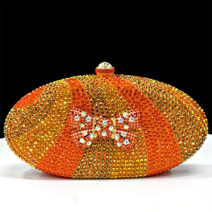 Fashion Women's Rhinestone Handle Bag Top Handle Sparkling Diamond 2025 Evening Wedding Handbag Shoulder Bag
