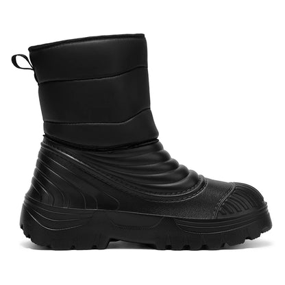 New men's winter snow boots thickened waterproof windproof warm boots comfortable outdoor mountaineering men's boots plus size