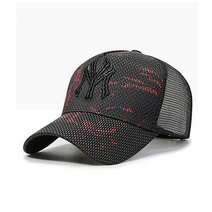 New Summer Hat Men's Letter Embroidery Versatile Couple Sunscreen Sunshade Baseball Cap Sports Tennis Hat Travel Cap Men