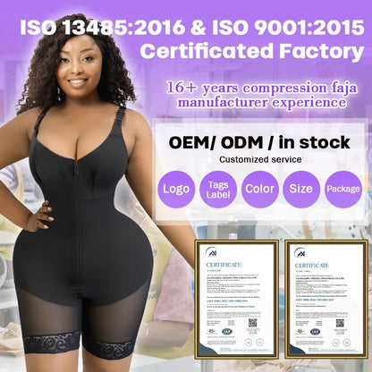 Women's Postpartum Tummy Control Body Shaping Garment Butt Lifter Shapewear Panties Without Hip Pads