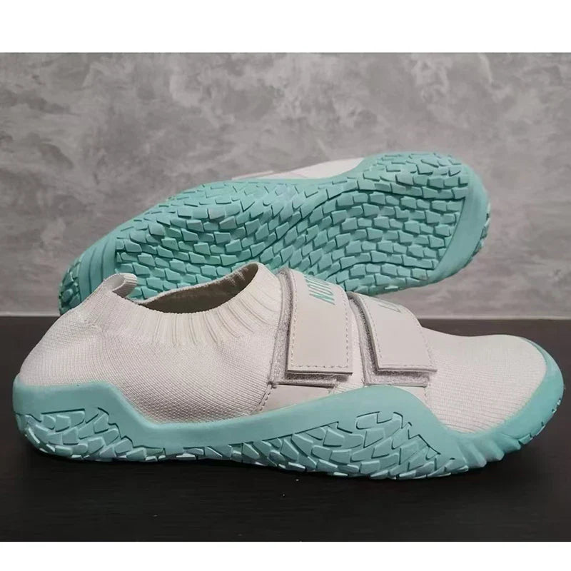 New Large Size Unisex Gym Lightweight Sports Hard Pull Squat Training Shoes Pro Hook & Loop Weightlifting Shoes 35-46#