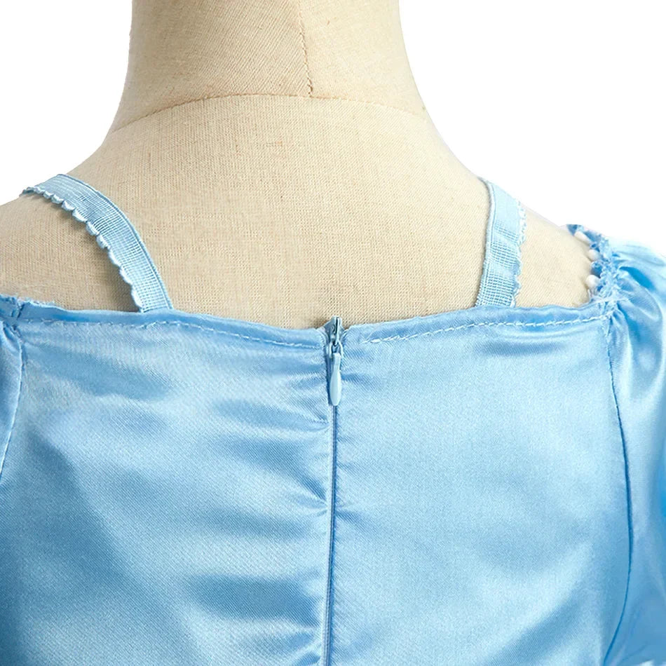 Children Halloween Disguise Aurora Cinderella Disney Princess Costume Festival Dress up Kids Girls Sleeping Beauty Frock 1-12Yrs