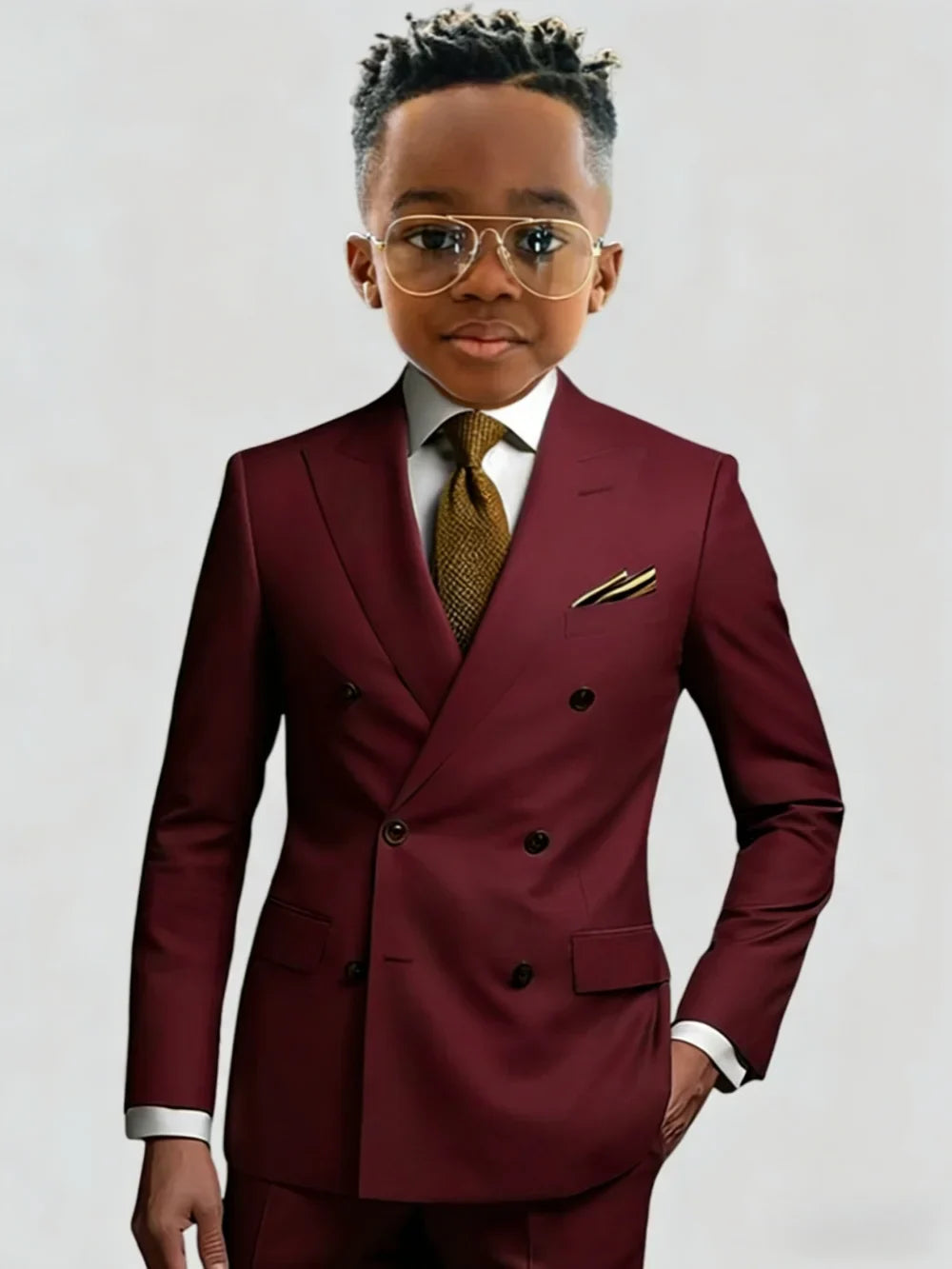Many Colors Boys Slim Fit Suits 2 Pieces Jacket Pants Banquet Party Wear Long Sleeve Handsome Kids Suit Set Wedding Outfit
