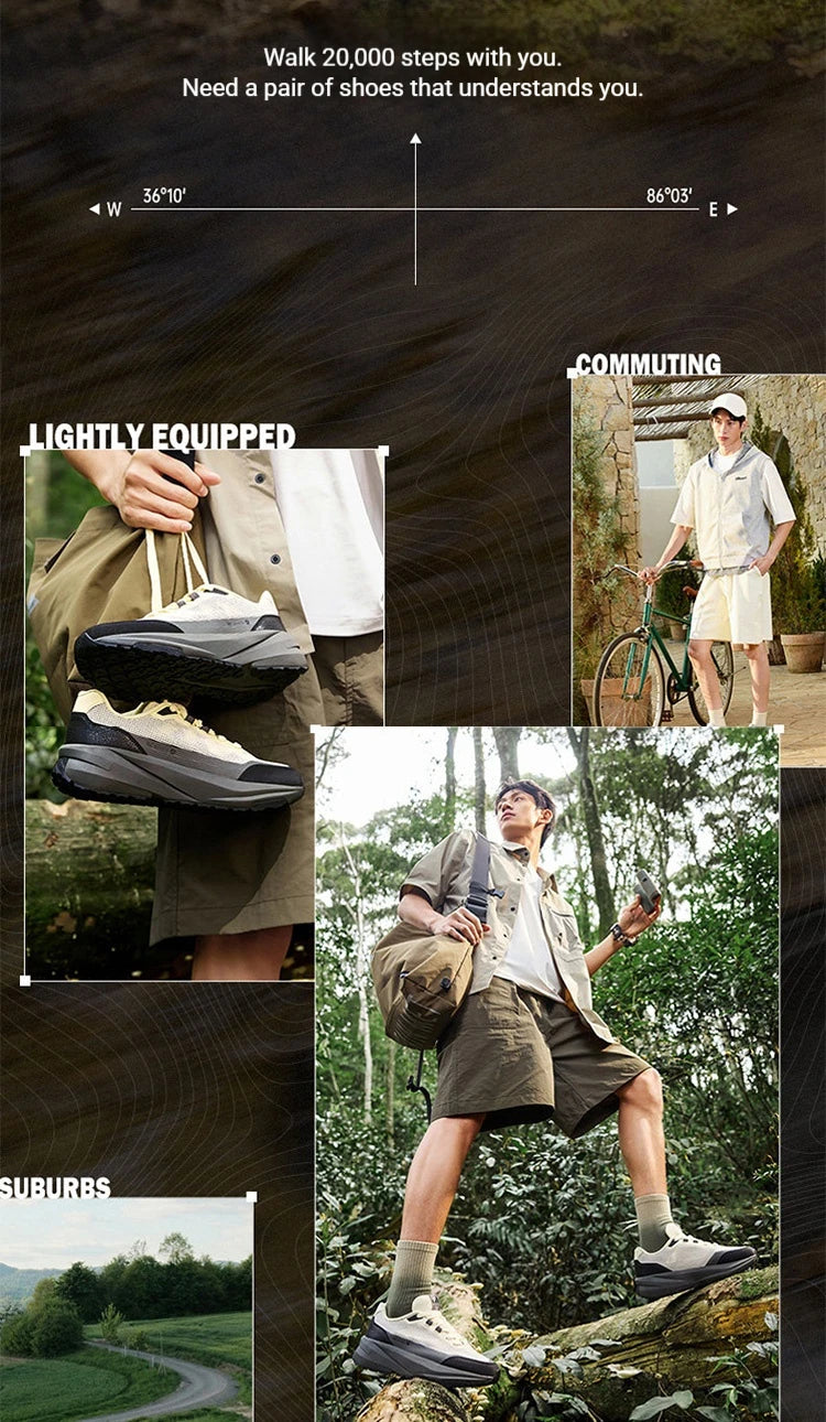 Men Caravan shoes Summer Air Mesh Breathable Anti-slip Wear-resistant Male Outdoor Hiking Sneakers 672626767