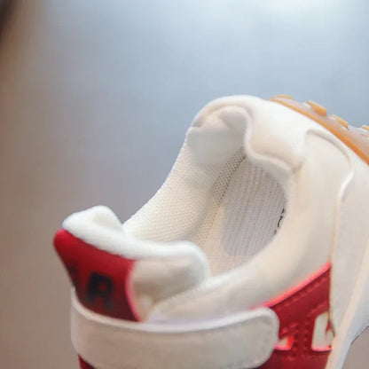 Children Tennis Shoes Patchwork Versatile Boys School Basketball Shoes Kids Fashion Causal Girls Outdoor Sneakers Breathable