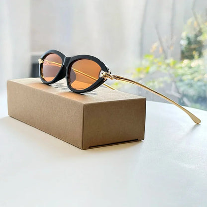 Designer Cat Eye Sunglasses Women Trendy 2026 Fashion Glasses Vacation Shades Luxe  Lunette Soleil Femme Lentes De Sol Mujer Sun