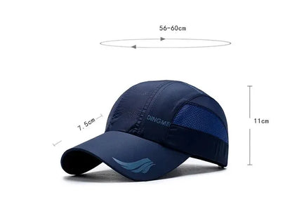 Summer New Men Hat Quick Dry Spring Summer Outdoor Sunshade Sun Hats Casual Sports Baseball Caps Sunshade Baseball Caps