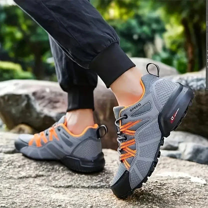 Men Hiking Shoes Outdoor Lightweight Camping Travel Shoes Non-Slip Waterproof Women Large Size Tactical Training Sports Shoes