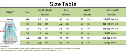 Rosalina Dress Girls Peach Costume Daisy Cosplay Children Birthday Party Carnival Fancy Outfit