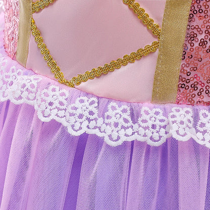 Halloween Costume for Girls Carnival Cosplay Kids Clothes Party Birthday Princess Dress Lace Wedding Christmas Costumes
