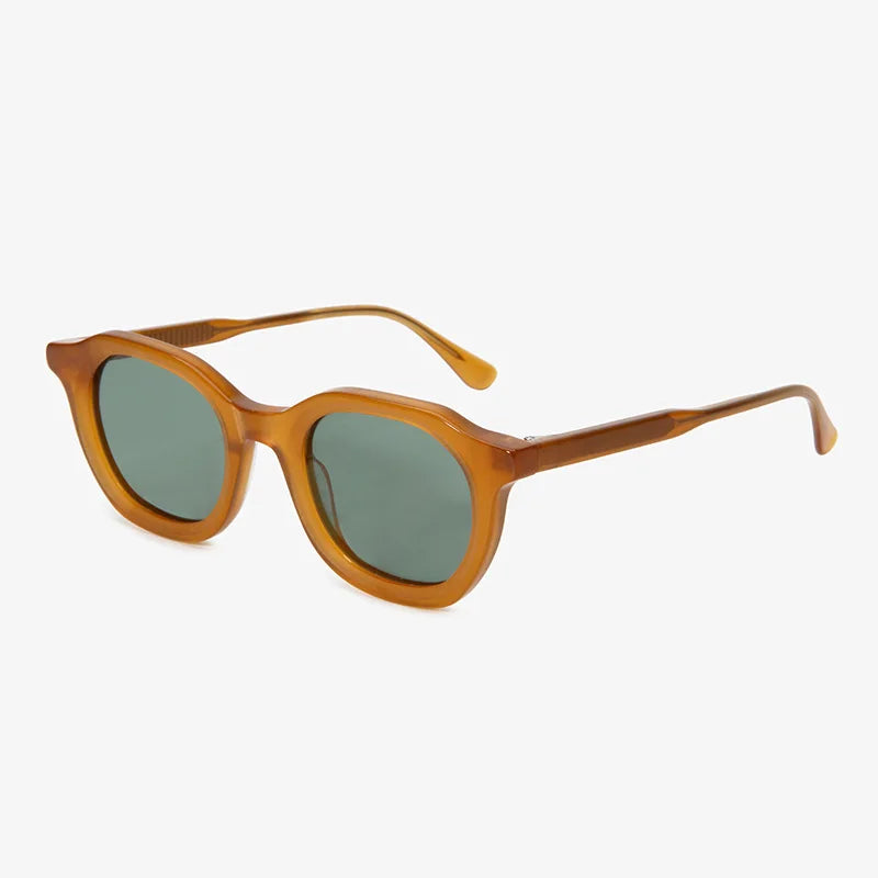 2026 New Fashion Handmade Acetate Polarized Sunglasses Women Portable Sun Glasses Men Narrow Edge Eyeglasses Prescription Custom