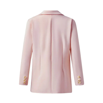 Women's S-2XL Plus Size New Style Temperament Long Sleeve Slim Fit Single Button Solid Coat Small Suit