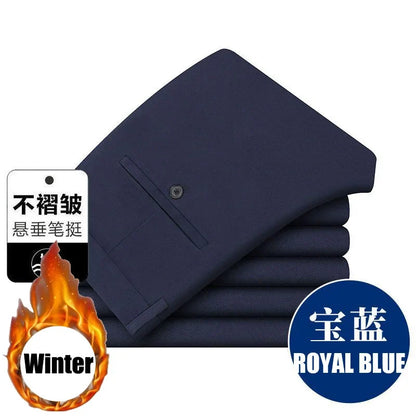 10XL Oversize Men Business Pants Winter Men's Trousers Man Casual Formal Tailoring Clothes Social Suit Clothing Slacks PantsMens