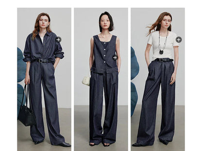 Women Denim Jean 2025 Spring New Long Pants 8518042