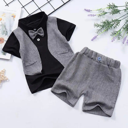 Summer Baby Clothes Suits Children Boys Fashion T-Shirt Shorts 2Pcs/Set Toddler Casual Costume Infant Outfits Kids Tracksuits