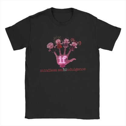 2025 Vintage Mindless Self Indulgence Idol T-Shirt Men Crewneck Cotton T Shirt Punk Band Music Short Sleeve Tee Summer Tops