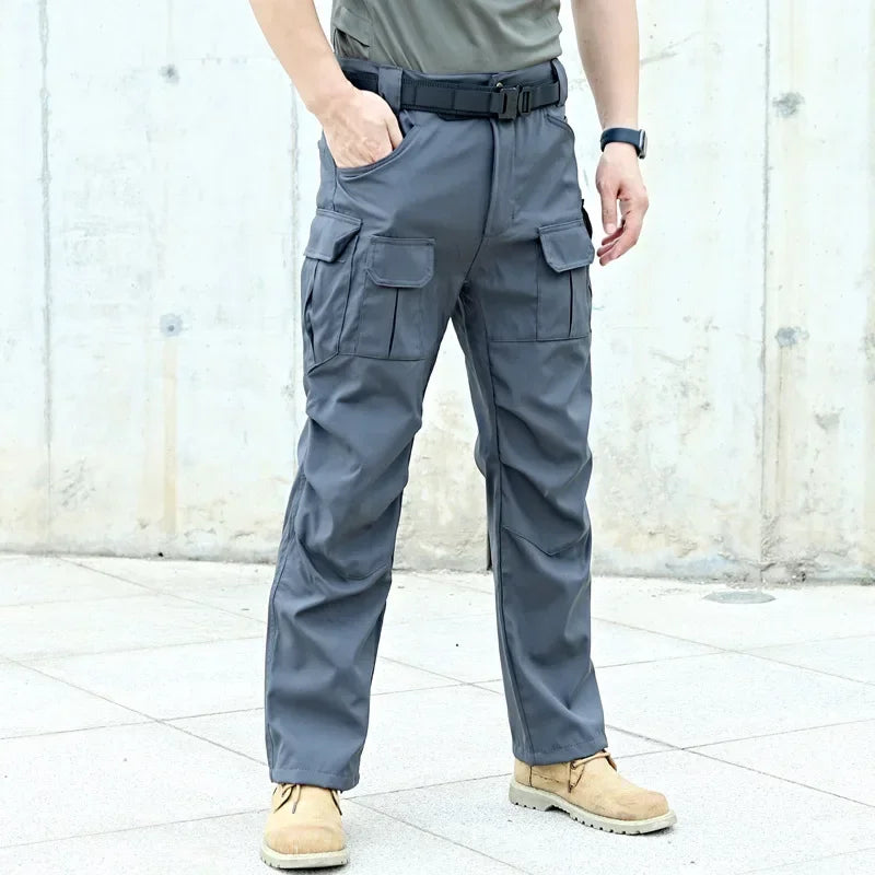 Man Tactical Pants Breathable Multi-Pocket Men's Cargo Pants Casual Outdoor Hiking Fishing Joggers Work Trousers Male Long Pant