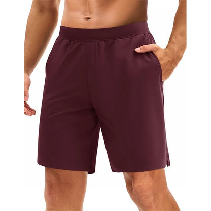 Men's UPF 50+ Athletic Running Shorts 8 inches Quick Dry Lightweight Workout Gym Sports Hiking Shorts with 3 Pockets