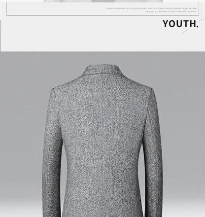 2026 Spring New Arrival Men's Business Casual Blazer High Quality Suit Jacket Comfortable Daily Wear Office Work Outwear