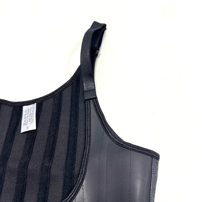 Latex Waist Trainer Corset Women 25-Steel Bones Body Shaper Fajas Slimming Girdle Adjustable Hooks and Straps Tummy Control Vest