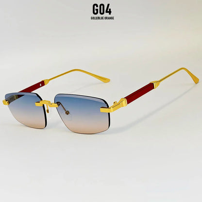 Rimless Sunglasses Women 2026 UV400 Protection Fashion Glasses Vintage Sunscreen Shades Lentes De Sol Mujer Lunette Soleil Femme