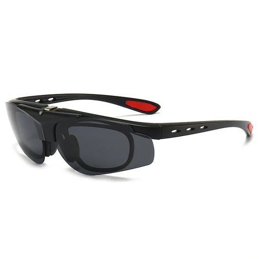 Cycling 4 In 1 Sets Polarized Clip On Sun Glasses Eyeglasses TR90 Magnetic Sunglasses Men Glasses Frame UV400 Anti-Glare
