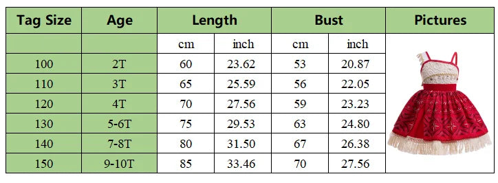 New Movie Moana 2 Girl Dress 2026 Halloween Party Ocean Adventure Costume Princess Clothes Children Vaiana Outfit Dress