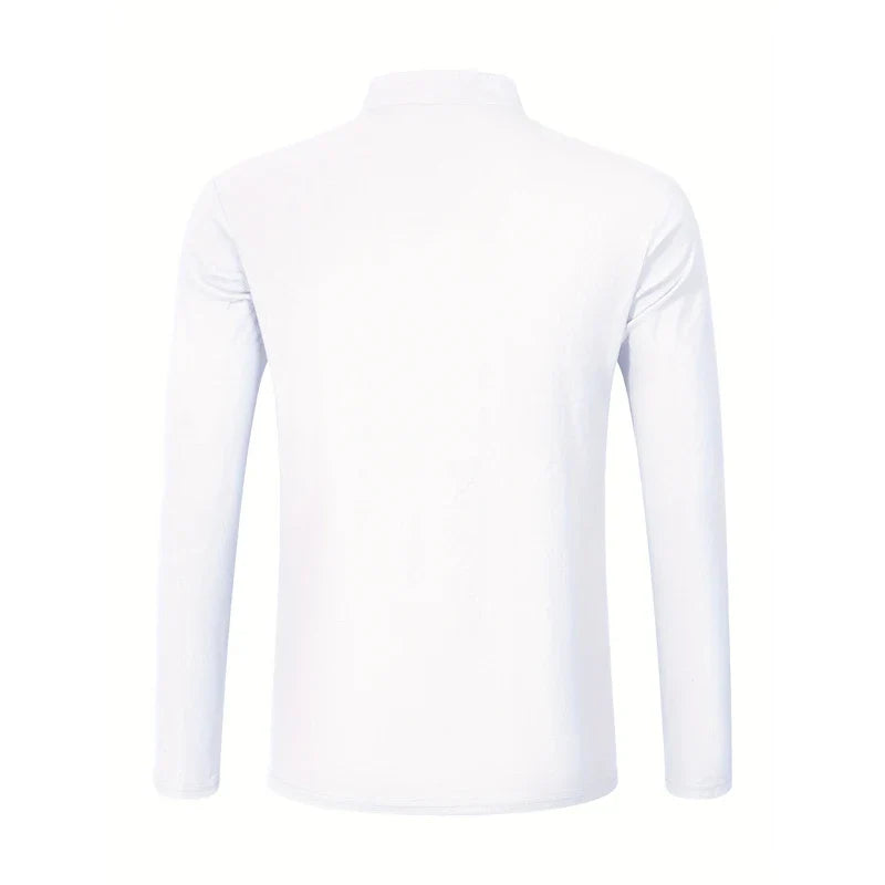Men Mandarin Collar Long Sleeve Henley Cotton Linen Shirt Chest Pocket Breathable Beach Travel Daily Casual V Neck Top