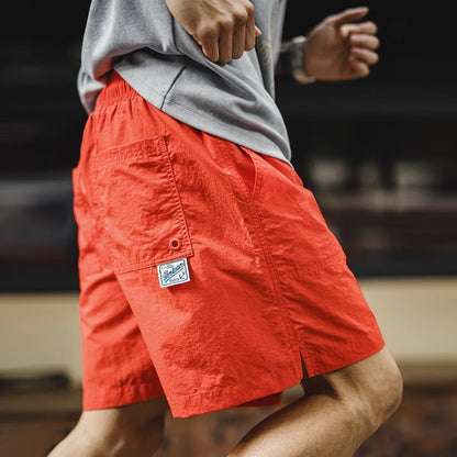 Madden Vintage Men's Summer Casual Knee Length Shorts Beach Sandal Pants with Loose Fit and Elastic Waistband Design exercise