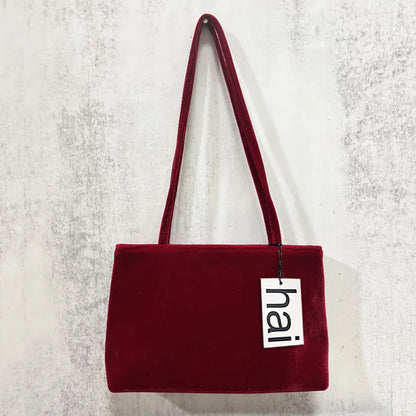 2026 Luxury Shoulder Bags Silk Women's Handbag Square Underarm Bag Ins Famous Brand Commuter Bag Contrasting Color Macaron Totes