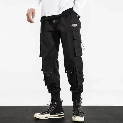 Trendy Streetwear Quick Dry Ice Silk Pants Men Classic Cargo Pants Man Summer Thin New Style Straight Leg Versatile Casual Pants