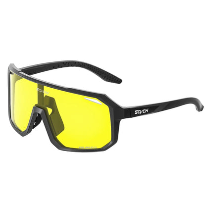 Yellow Polarized Sunglasses for Driving Night Vision Cycling Glasses Fashion MTB Mountain Bike Men Women Casual Glasses