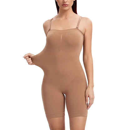 Women Strapless Shapewear Bodysuits Tummy Control Butt Lifter Body Shaper Waist Trainer Instantly Sculpt Your Body