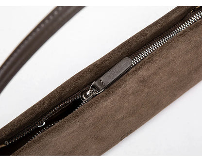 Solid Simple Classic Style Velvet Underarm Bag Elegant Fashion Design Seasonal New French Vintage Shoulder Bag