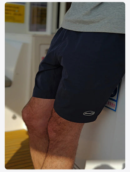 Quick Dry Nylon Shorts Loose Fit 130gsm Lightweight Summer Men's Essential Daily Wear Breathable Beach Shorts For Men