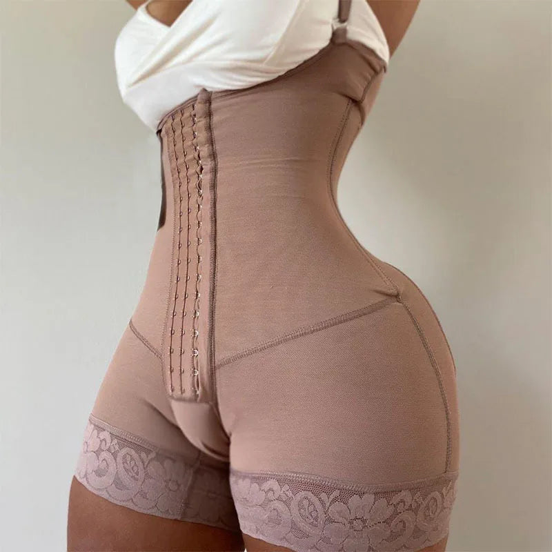 High Compression Shapewear Tummy Control Full Body Shapers Waist Trainer Bodysuits Butt Lifter Fajas Colombianas Girdles