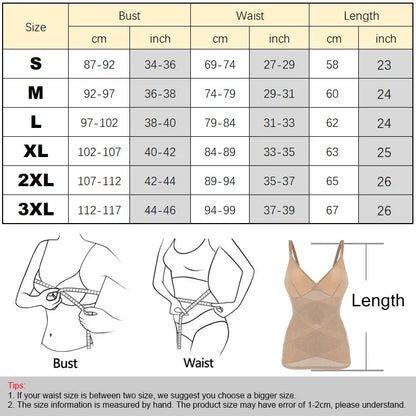 Women Built in bra Shapewear Camisole Tummy Control Body Shaper Slimming Underwear Compression Corset Bustier Tank Tops